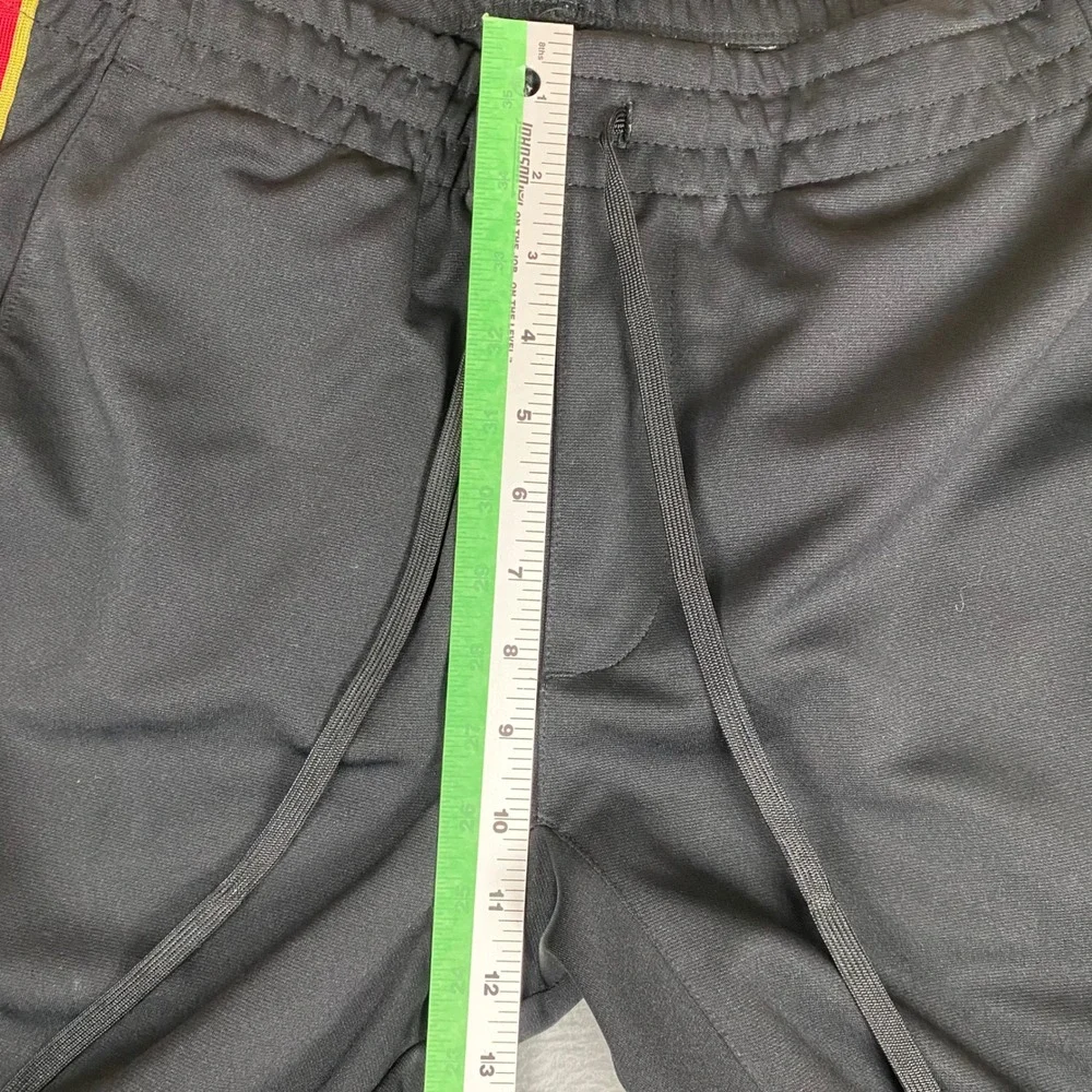 PacSun Side Stripe Tapered Track Pants Mens Large Black Red Yellow